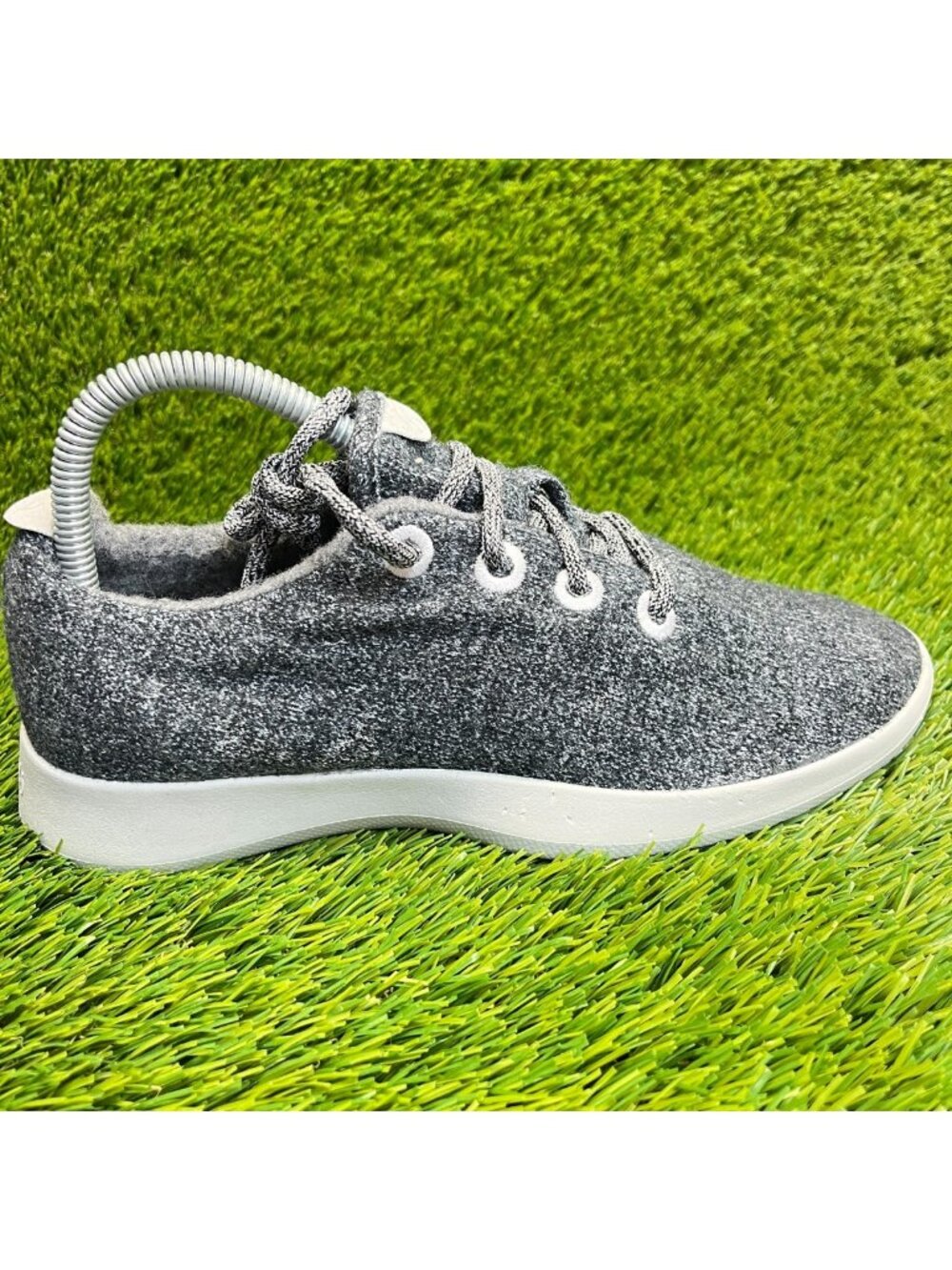 Allbirds Wool Runners Womens Size 9 Gray White Athletic Running Shoes Sneakers